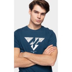 T-shirt męski TSM201 - granat. T-shirty marki 4F. Za 59.99 zł.