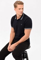 Koszulka polo O-HARPER. Koszulki polo sportowe Volcano, m, bez wzorów, z bawełny, bez kołnierzyka, bez ramiączek. Za 99.99 zł.