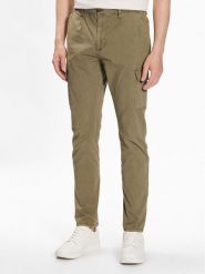 INDICODE Spodnie materiałowe Umut 60-320 Zielony Regular Fit. Zielone spodnie materiałowe INDICODE, m, bez wzorów, z bawełny. Za 179.99 zł.