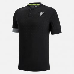 Polo Macron Prime Cc Emperor Korean Neck. Czarne koszulki polo Macron, bez wzorów, bez kołnierzyka, bez ramiączek. Za 272.00 zł.