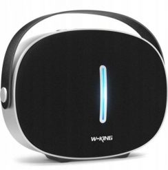 Głośnik bezprzewodowy Bluetooth W-KING T8II czarny. Czarne głośniki przenośne W-KING. Za 493.99 zł.