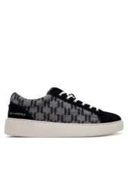 KARL LAGERFELD Sneakersy Flint II KL53323 Czarny. Czarne buty sportowe casual KARL LAGERFELD, bez wzorów, ze skóry, bez zapięcia. Za 629.99 zł.
