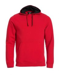 Clique Classic Hoody — bluza z kapturem z mieszanki bawełny – red. Czerwone bluzy z kapturem CLIQUE, m, bez wzorów, z bawełny, z kapturem. Za 223.02 zł.