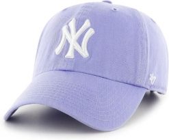 New York Clean Up Lifestyle Czapka baseballowa - Regulowana - Lawendowy. Fioletowe czapki z daszkiem 47 Brand, bez wzorów, z bawełny. Za 146.66 zł.