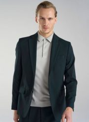 PAKO LORENTE – Wełniana zielona marynarka garniturowa. Zielone garnitury Pako Lorente, m, bez wzorów, z wełny. Za 1,189.99 zł.