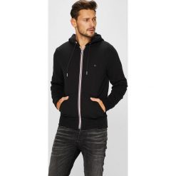 Tommy Hilfiger - Bluza. Czarne bluzy z kapturem marki Tommy Hilfiger, z bawełny. Za 399.90 zł.
