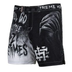 Spodenki Sportowe Męskie na trening i siłownię EXTREME HOBBY PSYCHO CLOWN. Czarne krótkie spodenki sportowe EXTREME HOBBY, m, bez wzorów, z elastanu. Za 229.00 zł.
