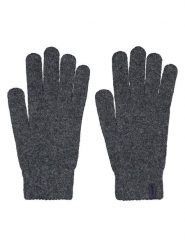 Barts Rękawiczki "Banxs" w kolorze antracytowym rozmiar: M/L. Czarne rękawiczki Barts, bez wzorów, prążkowane. Za 78.47 zł.