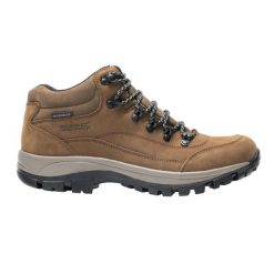 Męskie skórzane buty trekkingowe Bayton Mid. Brązowe buty turystyczne Regatta, bez wzorów, z materiału, przed kolano, bez zapięcia, trekkingowe. Za 776.00 zł.