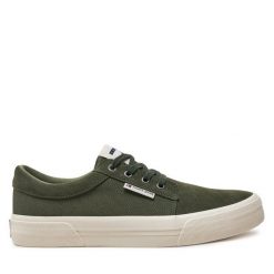 Tenisówki Tommy Jeans. Zielone trampki Tommy Jeans, m, bez wzorów, bez zapięcia. Za 189.99 zł.