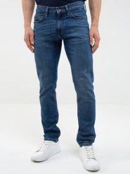 Jeansy męskie dopasowane granatowe Terry Slim 551. Niebieskie jeansy BIG STAR, l, z obniżonym stanem. Za 299.99 zł.