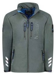 Geographical Norway Kurtka softshellowa "Richywood" w kolorze szarym rozmiar: M. Szare kurtki outdoor i hardshell Geographical Norway, m, bez wzorów, bez kaptura. Za 276.71 zł.