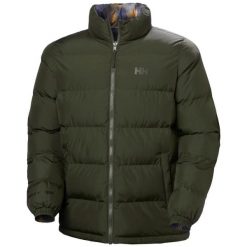 Kurtka puchowa Helly Hansen YU 23. Zielone kurtki Helly Hansen, m, bez wzorów, z puchu, bez kaptura. Za 855.00 zł.