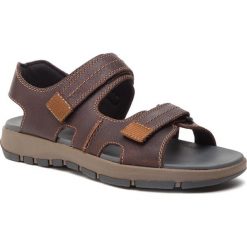 Sandały CLARKS - Brixby Shore 261315497 Dark Brown Leather. Sandały marki Clarks. Za 299.00 zł.