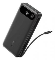Anker 20000mAh 87W z wbudowanym złączem USB-C czarny. Czarne powerbanki . Za 229.00 zł.
