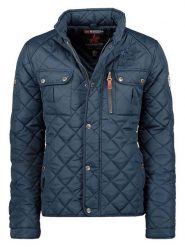 Geographical Norway Kurtka pikowana "Dathan" w kolorze granatowym rozmiar: S. Niebieskie kurtki Geographical Norway, s, bez wzorów, bez kaptura. Za 132.67 zł.