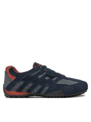 Geox Sneakersy Uomo Snake U4507A 022EK C4002 Granatowy. Niebieskie buty sportowe casual Geox, bez wzorów, ze skóry, bez zapięcia. Za 389.99 zł.