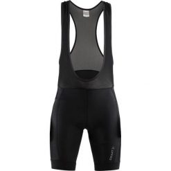 Craft Spodenki rowerowe męskie Rise Bib Shorts Black r. S (1906099 - 999000). Spodenki rowerowe marki Craft. Za 233.60 zł.