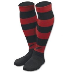 Getry piłkarskie Joma Zebra II czarno-czerwony. Czerwone legginsy długie sportowe Joma, s, bez wzorów, do piłki nożnej. Za 38.99 zł.