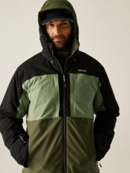Regatta Kurtka przejściowa "Maland" w kolorze zielono-czarnym rozmiar: 3XL. Zielone kurtki Regatta, xl, bez wzorów, bez kaptura. Za 249.17 zł.