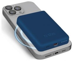 SBS TEBB5000MAG1CB 5000 mAh USB-C, MagSafe - niebieski. Niebieskie powerbanki . Za 109.00 zł.