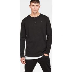 G-Star Raw - Longsleeve. Czarne bluzki z długim rękawem G-Star Raw, l, bez wzorów, z bawełny, bez kołnierzyka, bez ramiączek. W wyprzedaży za 129.90 zł.