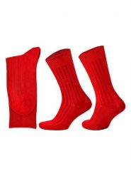 Norfolk Skarpety w kolorze czerwonym rozmiar: L. Czerwone skarpety Norfolk, bez wzorów, z materiału. Za 26.99 zł.