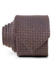 Andrew James krawat z domieszką jedwabiu Mężczyźni Bawełna brązowy, ONE SIZE. Brązowe krawaty i muchy Andrew James, bez wzorów, z bawełny. Za 179.95 zł.