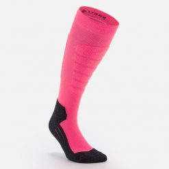 Skarpety narciarskie i snowboardowe dla dorosłych Wedze 100 Plus. Skarpety WED'ZE, bez wzorów, z elastanu. Za 39.99 zł.