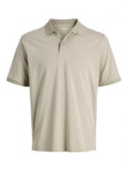 Jack&Jones Polo Jaxon 12268227 Beżowy Regular Fit. Brązowe koszulki polo Jack&Jones, m, bez wzorów, z bawełny, bez kołnierzyka, bez ramiączek. Za 89.99 zł.