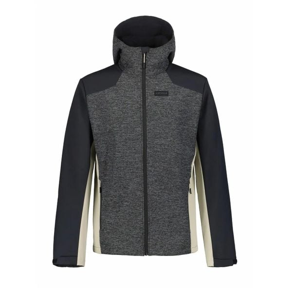 Techniczna kurtka softshell do wędrówek Icepeak Beedeville. Szare kurtki Icepeak, s, bez wzorów, z materiału, bez kaptura. Za 347.00 zł.