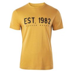 Koszulka męska Magnum Ellib - żółta, Rozmiar XL. Żółte t-shirty MAGNUM, m, bez wzorów, z bawełny, bez kołnierzyka, bez ramiączek. Za 49.99 zł.
