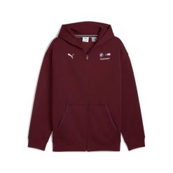 Bluza z kapturem z pełnym zamkiem błyskawicznym Puma BMW MMS ESS. Czerwone bluzy z kapturem Puma, m, bez wzorów, z kapturem. W wyprzedaży za 299.50 zł.