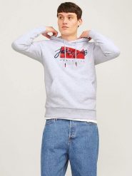 Jack & Jones Bluza "Whitley" w kolorze jasnoszarym rozmiar: S. Szare bluzy Jack & Jones, s, bez wzorów, z kapturem. Za 92.42 zł.