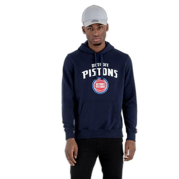 Bluza z kapturem Detroit Pistons NBA. Niebieskie bluzy New Era, m, bez wzorów, z kapturem. Za 293.50 zł.