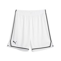 Męskie szorty do koszykówki Hoops Team PUMA White. Białe szorty Puma, m, bez wzorów. Za 149.00 zł.