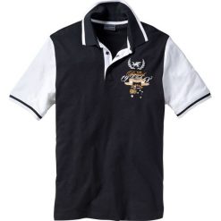 Shirt polo Regular Fit bonprix czarny. Bezrękawniki bonprix. Za 27.99 zł.