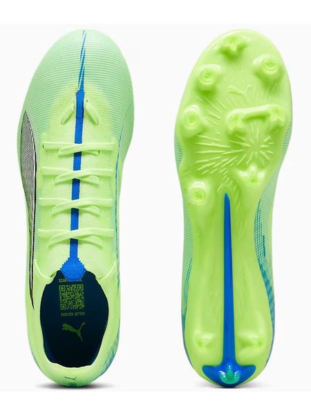 Puma Korki "Ultra 5 Match" w kolorze zielonym rozmiar: 39. Zielone buty treningowe Puma, bez wzorów. Za 191.88 zł.