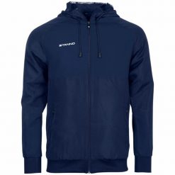 Bluza z kapturem Stanno Centro Micro. Niebieskie bluzy STANNO, m, bez wzorów, z kapturem. W wyprzedaży za 207.50 zł.
