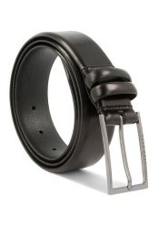 Boss Pasek Męski Carmello 50239979 90 Czarny. Czarne paski Boss, bez wzorów, ze skóry. Za 319.99 zł.