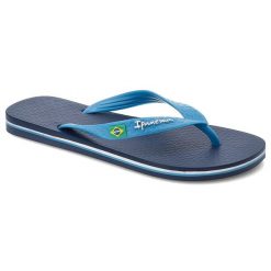 Niebieskie Japonki Ipanema Clas Brasil Wygodne Obuwie. Niebieskie japonki Ipanema, bez wzorów. Za 89.99 zł.