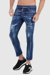 DSQUARED2 Granatowe jeansy sexy twist jean. Niebieskie jeansy Dsquared2, m. W wyprzedaży za 1,899.99 zł.