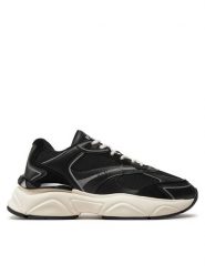 KARL LAGERFELD Sneakersy KL56524 Czarny. Czarne buty sportowe casual KARL LAGERFELD, bez wzorów, z materiału, bez zapięcia. Za 699.99 zł.