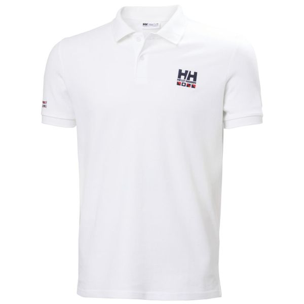 Polo Helly Hansen Toulon Graphic. Białe koszulki polo Helly Hansen, m, bez wzorów, bez kołnierzyka, bez ramiączek. Za 333.50 zł.