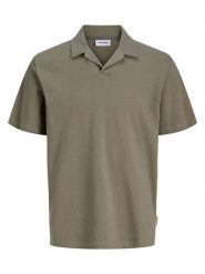 Jack & Jones Koszulka polo "Devin" w kolorze khaki rozmiar: XXL. Brązowe koszulki polo Jack & Jones, xxl, bez wzorów, z bawełny, bez kołnierzyka, bez ramiączek. Za 74.99 zł.
