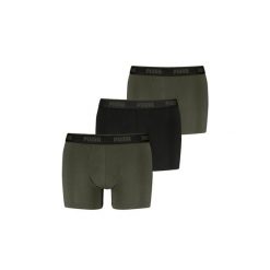 1579 Bokserki męskie 3-pack zielono-czarne L. Zielone bokserki Puma, l, bez wzorów. Za 130.99 zł.