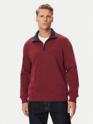 Gant Sweter 2067160 Bordowy Regular Fit. Czerwone swetry rozpinane GANT, m, bez wzorów, z bawełny, bez kołnierzyka, bez ramiączek. Za 659.99 zł.