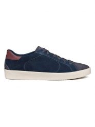 Geox Sneakersy "Warley" w kolorze granatowym rozmiar: 44. Niebieskie buty sportowe casual Geox, bez wzorów, bez zapięcia. Za 260.99 zł.