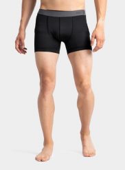 Bokserki termoaktywne Sensor Coolmax Tech Boxers. Czarne bokserki Sensor, m, bez wzorów, z jedwabiu. Za 120.99 zł.