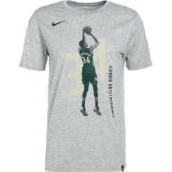 Nike Performance NBA GIANNIS ANTETOKOUNMPO MILWAUKEE BUCKS PLAYER TEE Tshirt z nadrukiem dark grey heather. T-shirty Nike Performance, z nadrukiem, z bawełny. Za 149.00 zł.
